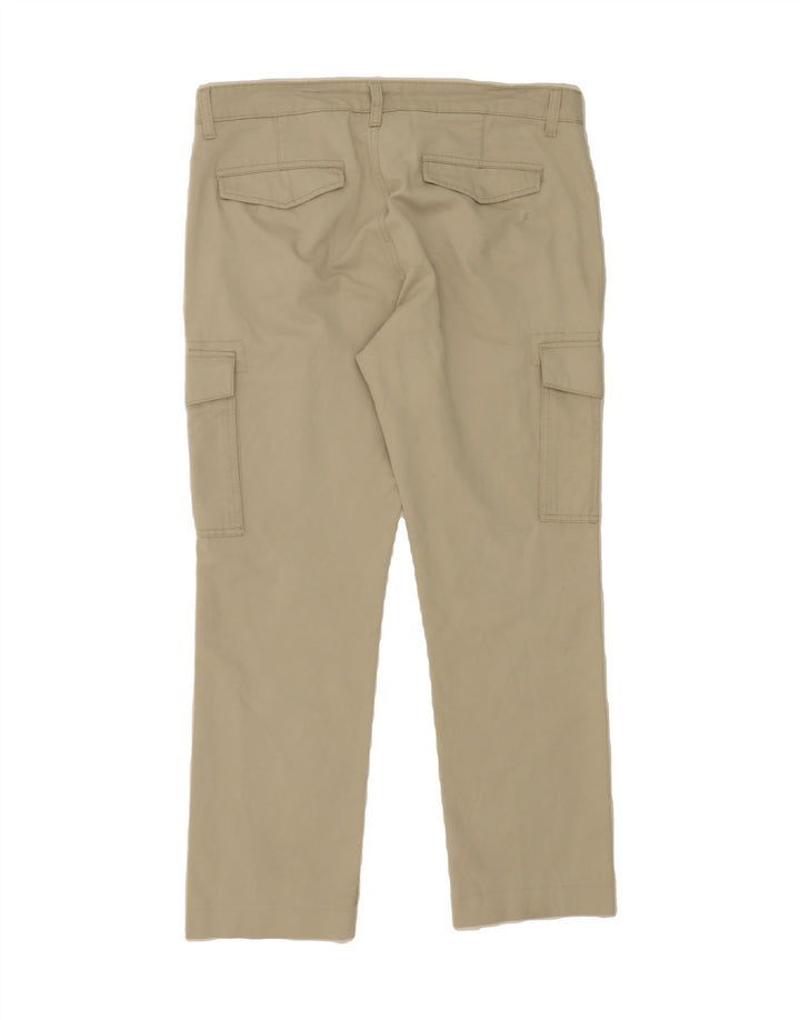 REDWOOD Mens Straight Cargo Trousers W33 L28  Beige Cotton Vintage Redwood and Second-Hand Redwood from Messina Hembry 