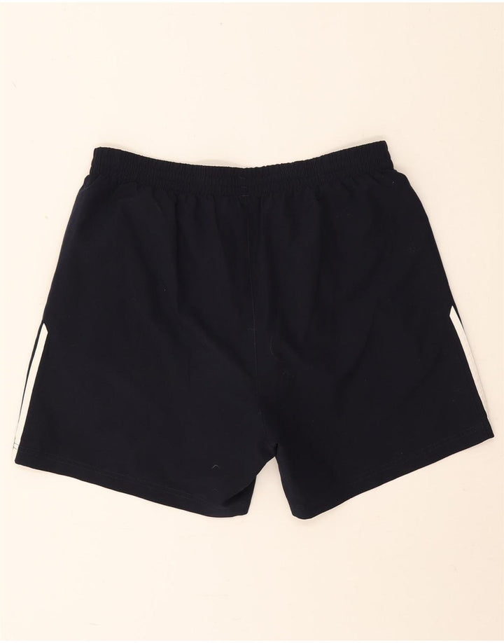 Shorts esportivos masculinos Adidas médio preto poliéster