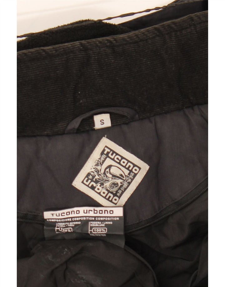 Jaqueta parka feminina com capuz TUCANO URBANO UK 10 poliéster preto pequeno