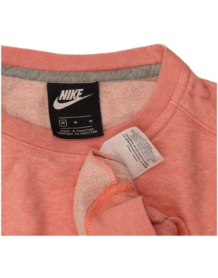 Moletom feminino Nike Jumper UK 14 médio algodão rosa
