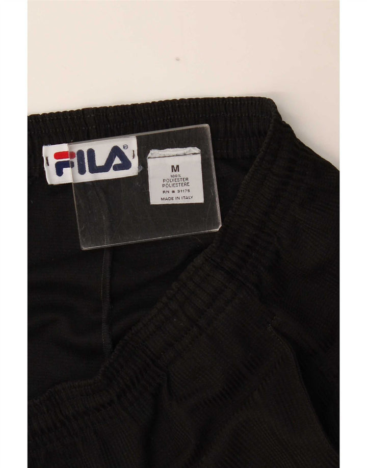 Fila Mens Sport Shorts Médio Preto Poliéster