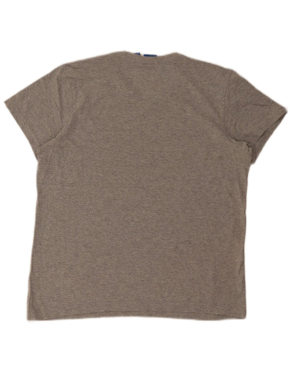 Camiseta Adidas Masculina Graphic Top Cinza Médio Algodão