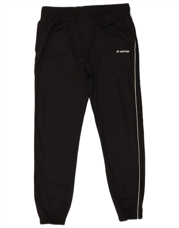 Calça de treino masculina Lotto Joggers 2XL poliéster preto