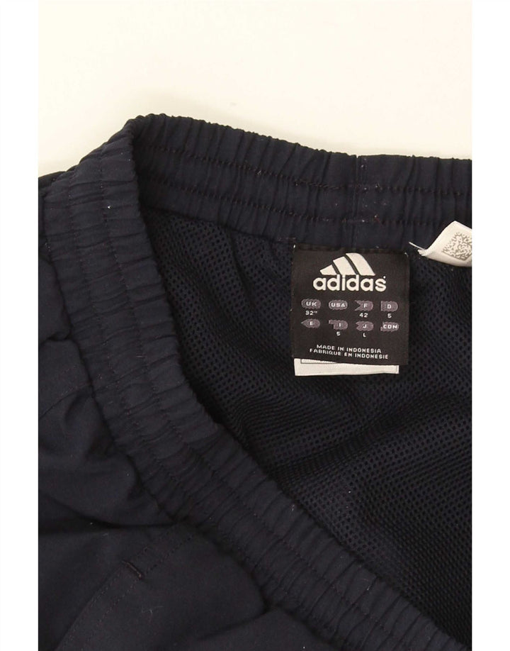 Adidas Mens Sport Shorts Médio Azul Marinho Colorblock Poliéster