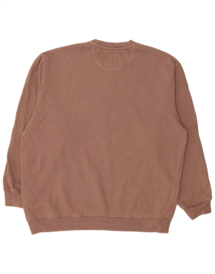 Adidas feminino oversized moletom jumper reino unido 8/10 pequeno algodão marrom