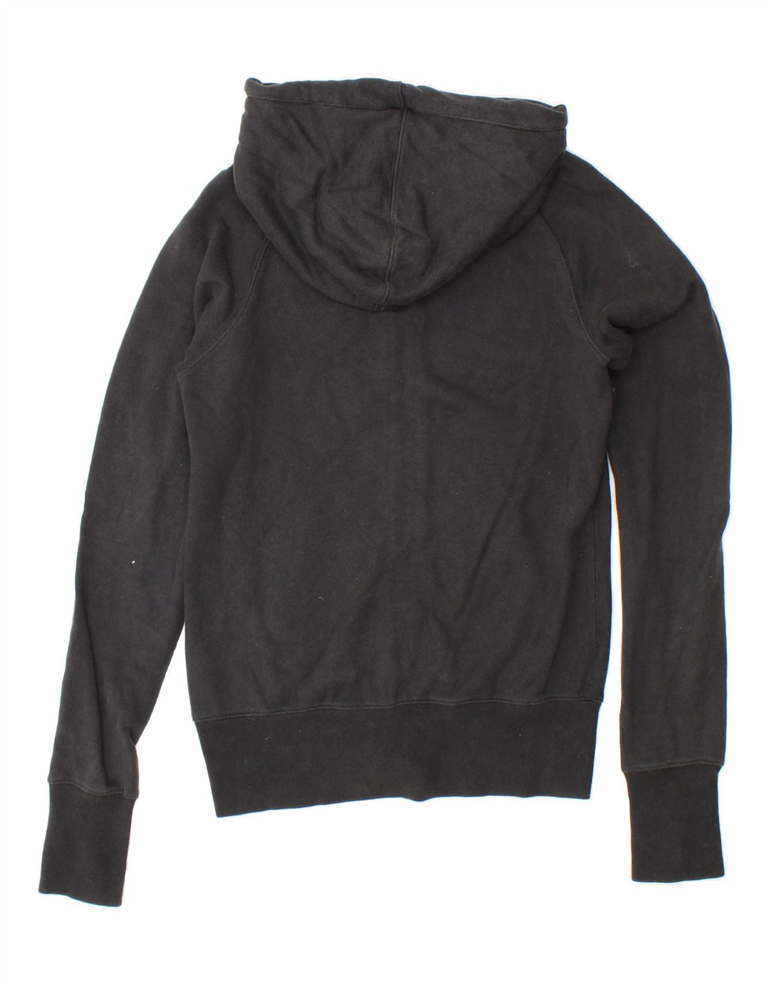 NIKE Womens Zip Hoodie Sweater UK 14 Medium Black Cotton Vintage Nike and Second-Hand Nike from Messina Hembry 