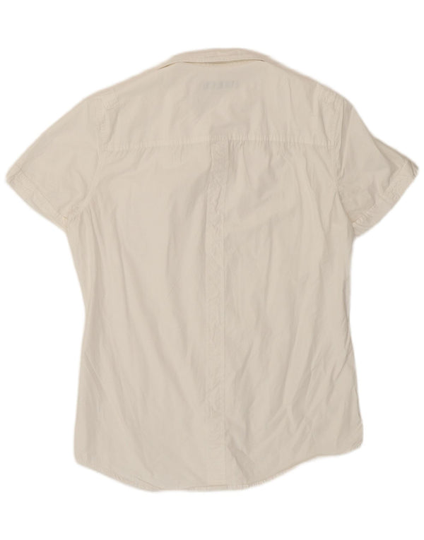 Camisa masculina de manga curta Calvin Klein Jeans grande branca