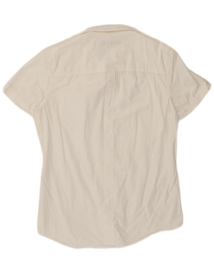 Camisa masculina de manga curta Calvin Klein Jeans grande branca