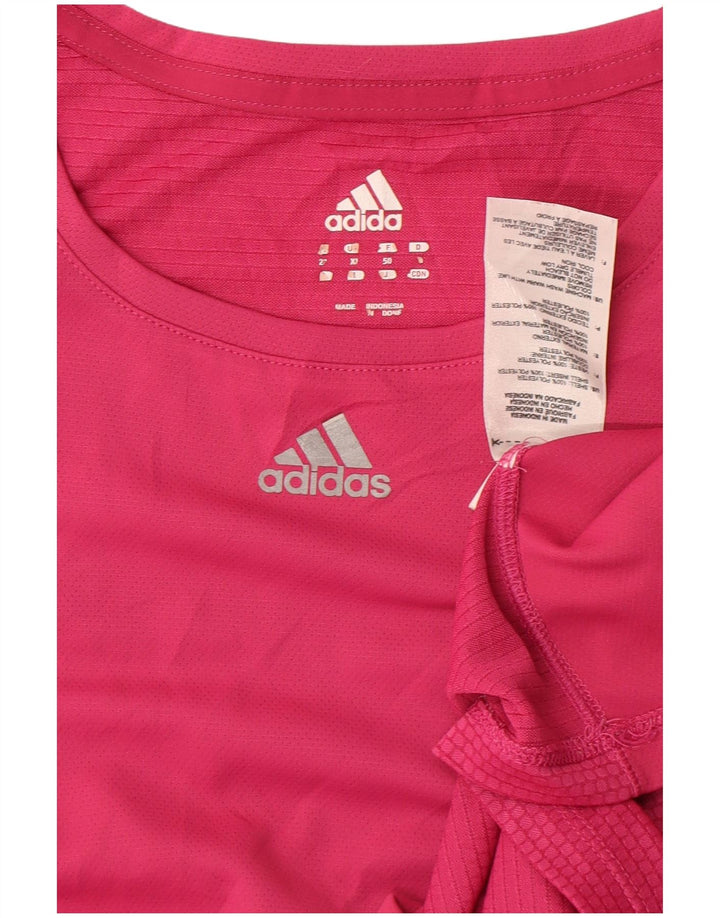 Camiseta Feminina Adidas Top UK 18 XL Rosa Poliéster