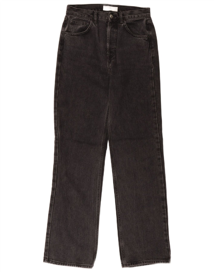 Jeans retos femininos Topshop W28 L32 algodão cinza