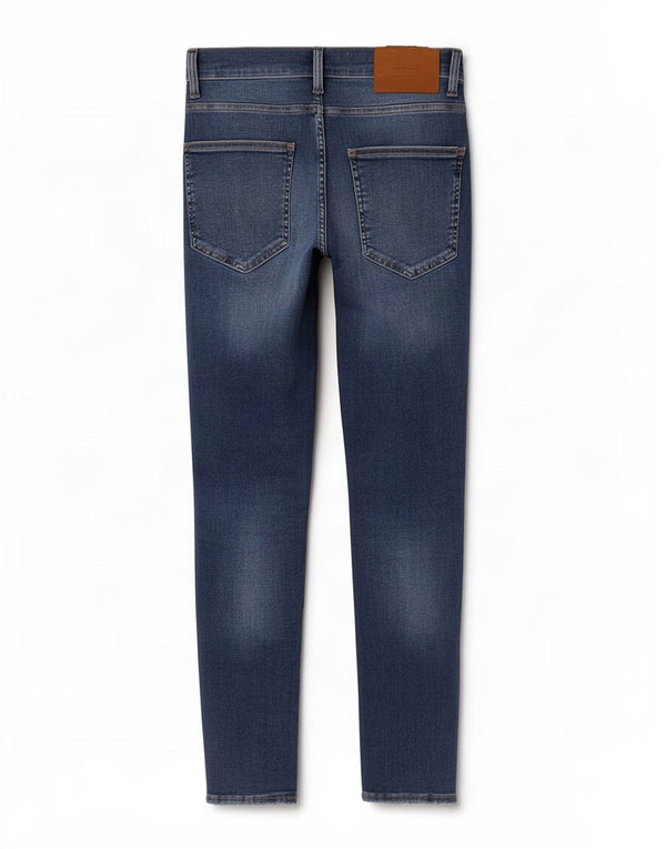 Zara Mens Skinny Jeans EU 42 Grande W32 L28 Azul Algodão