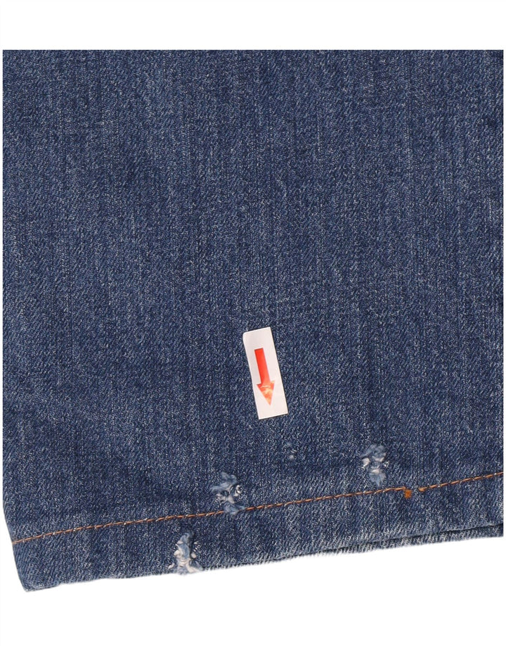 Levi's Masculino 501 Straight Jeans W38 L30 Azul Algodão