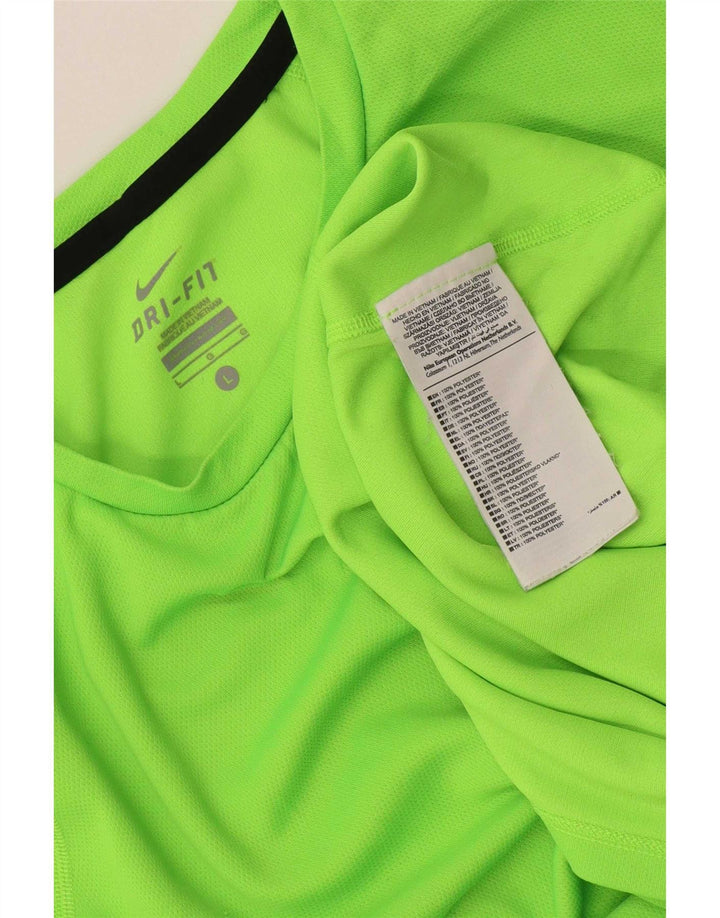 Camiseta Nike Masculina Dri Fit Top Grande Poliéster Verde