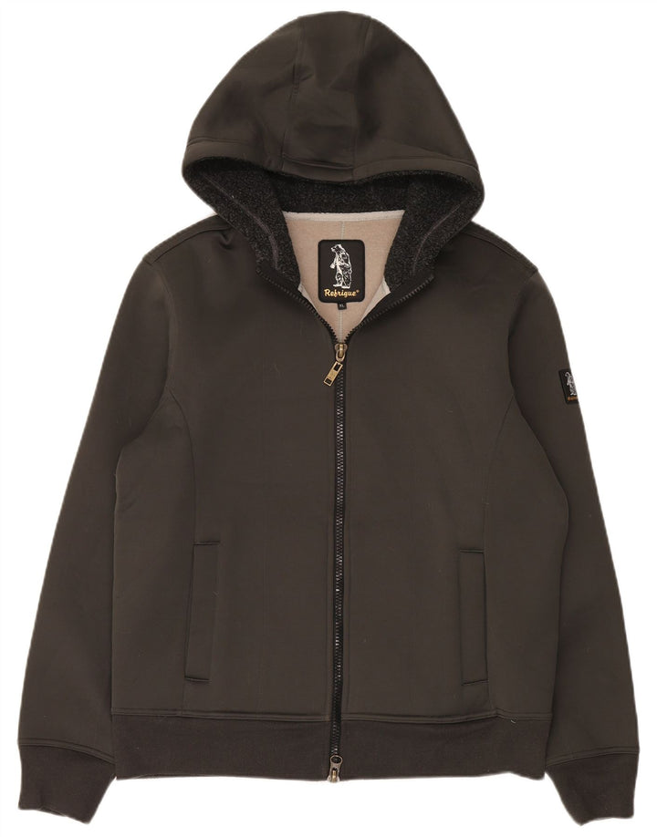Suéter masculino Refrigue com capuz e zíper XL verde