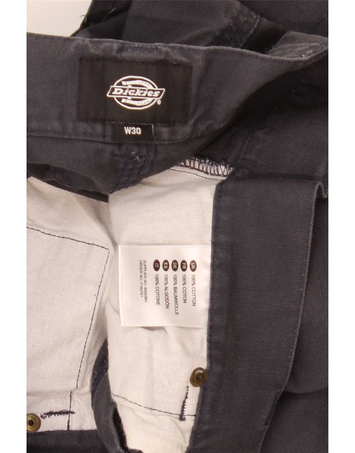 Shorts casuais masculinos Dickies W30 algodão azul marinho médio