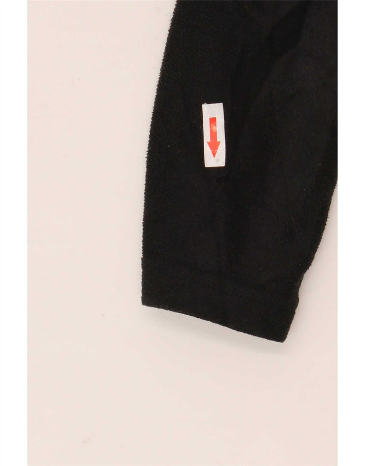 Jaqueta de lã feminina Marks & Spencer Reino Unido 12 poliéster preto médio