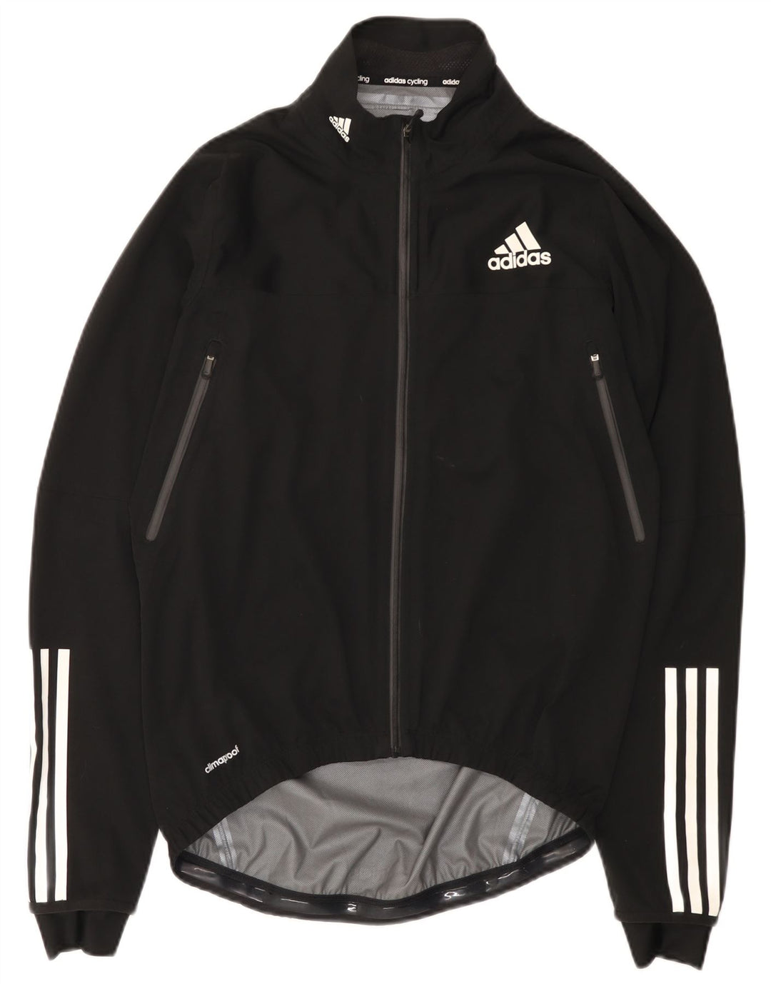 Adidas Womens Climacool Rain Jacket UK 14 Médio Preto Poliéster