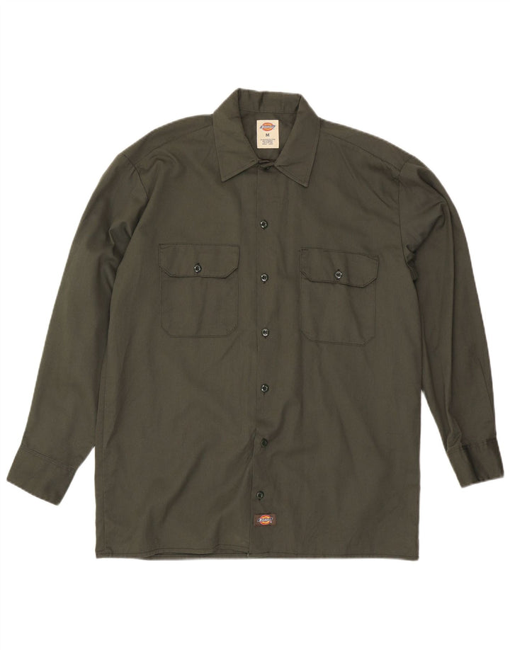 Camisa masculina Dickies poliéster cáqui médio