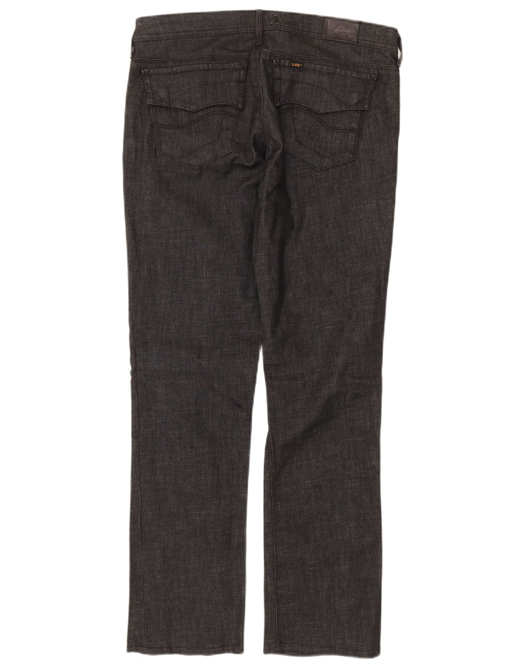Lee Womens Coral Flap Bootcut Jeans W30 L30 Algodão Cinza