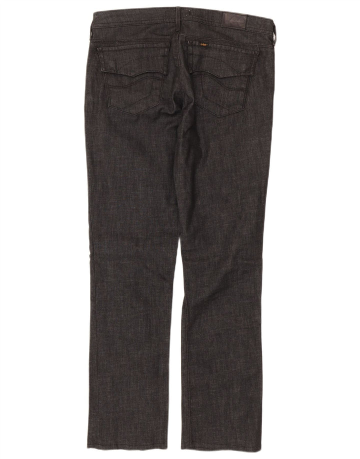 Lee Womens Coral Flap Bootcut Jeans W30 L30 Algodão Cinza