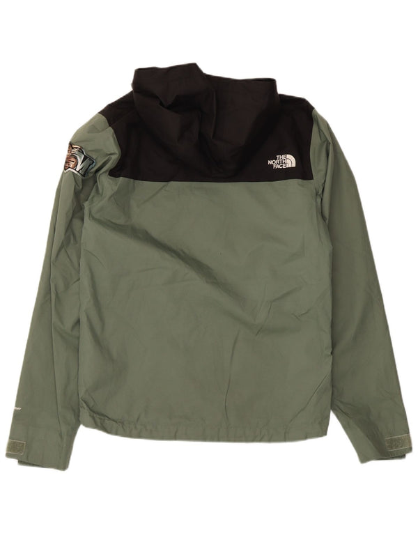 Jaqueta de chuva masculina The North Face Dryvent com capuz UK 34 XS verde colorblock