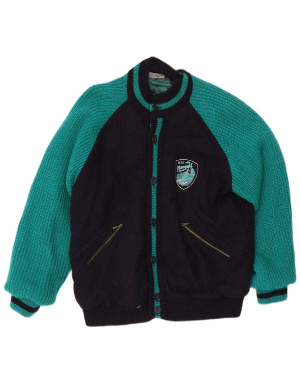 Jaqueta bomber masculina Rodrigo IT 48 Medium Black Colourblock