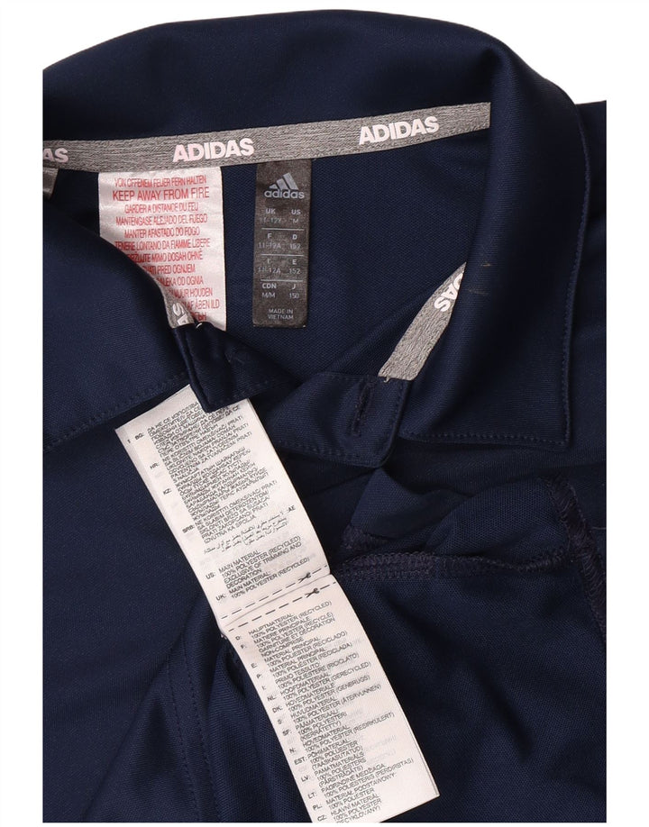 Pólo ADIDAS Menino 11-12 Anos Azul Marinho Poliéster
