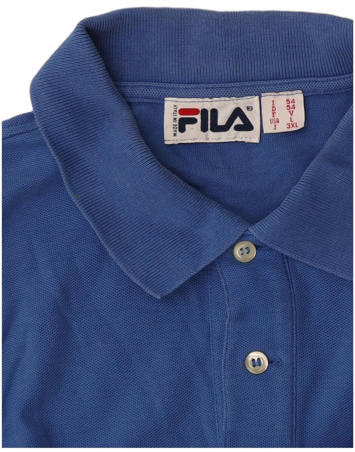 Camisa Polo Masculina Fila IT 54 XL Azul