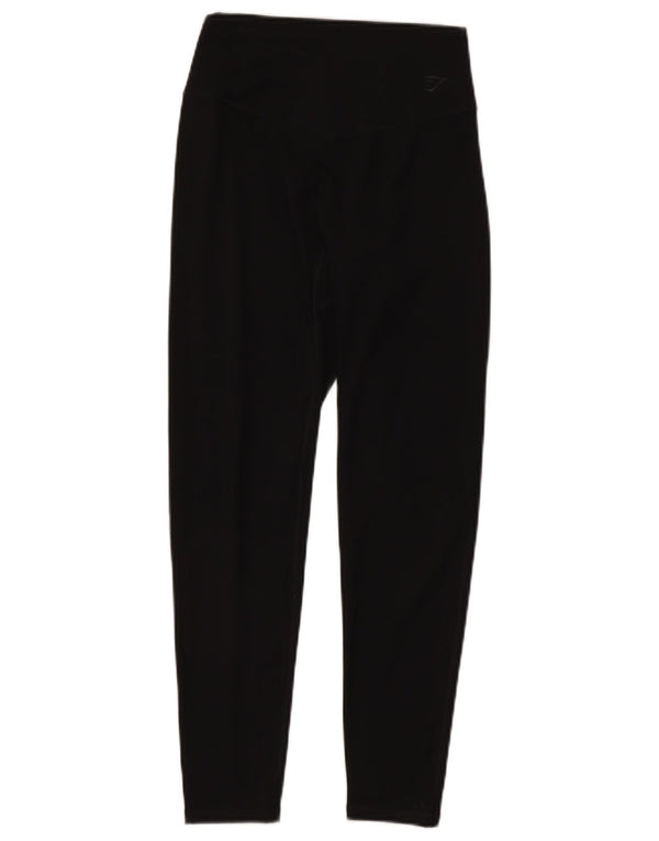 Leggings femininos Gymshark UK 14 médio preto nylon
