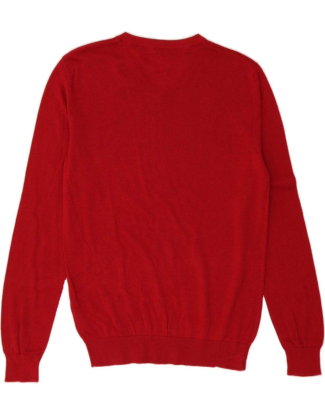 U.S. POLO ASSN. Mens V-Neck Jumper Sweater XL Red Cotton Vintage U.S. Polo Assn. and Second-Hand U.S. Polo Assn. from Messina Hembry 
