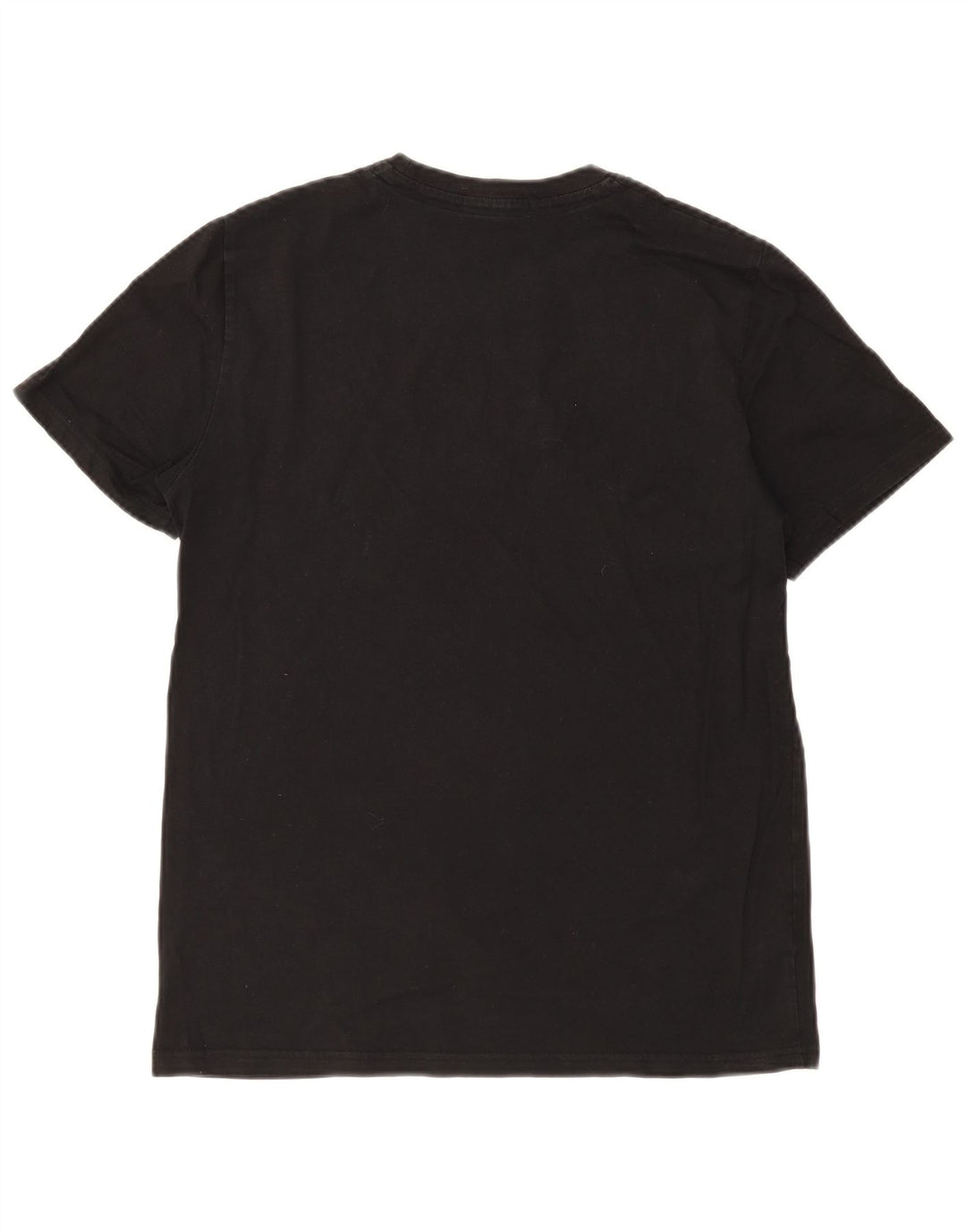 Camiseta masculina Fred Perry de algodão preto médio