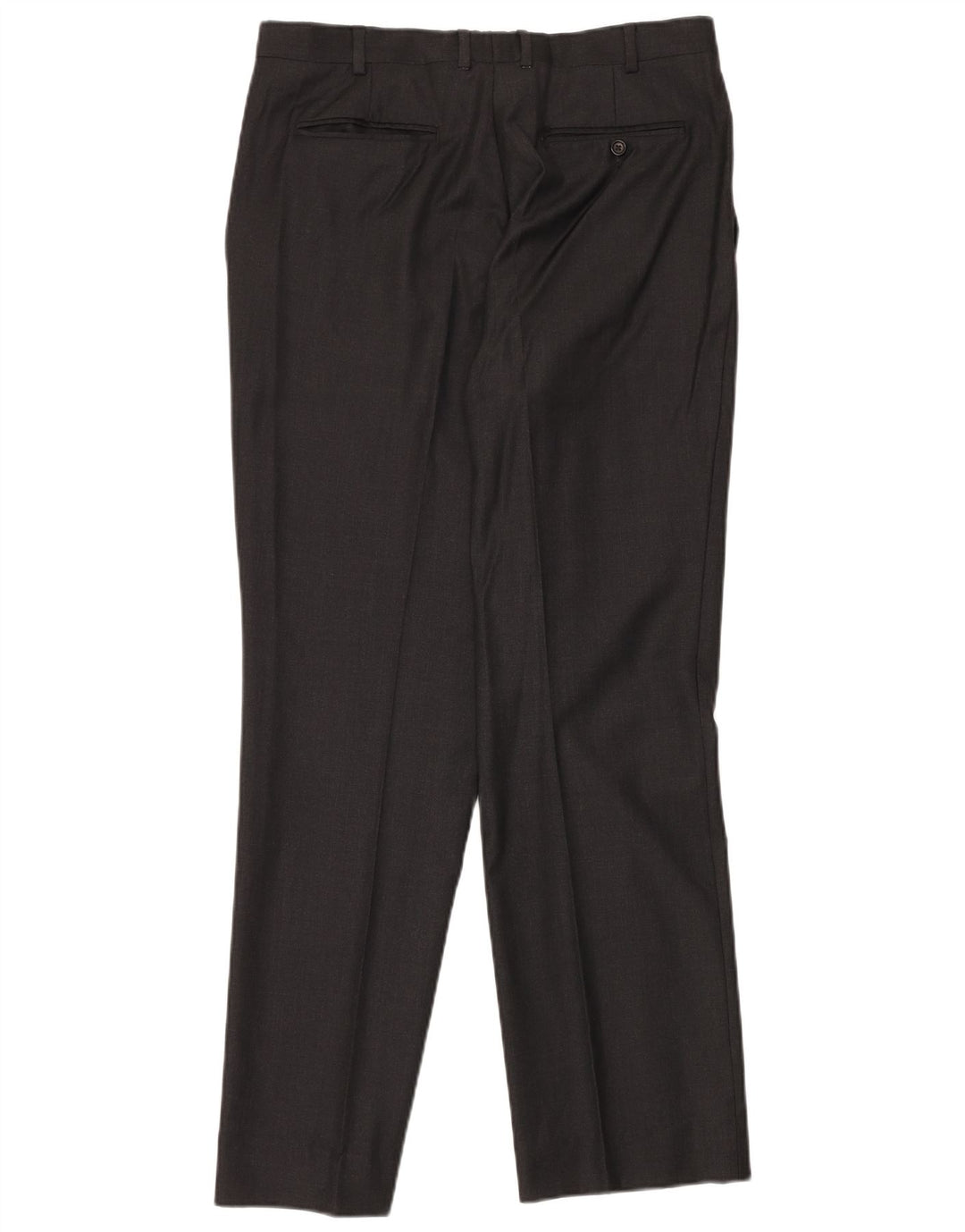 AQUASCUTUM Terno masculino de 2 botões e 2 peças Reino Unido 40 grande W34 L32 lã cinza