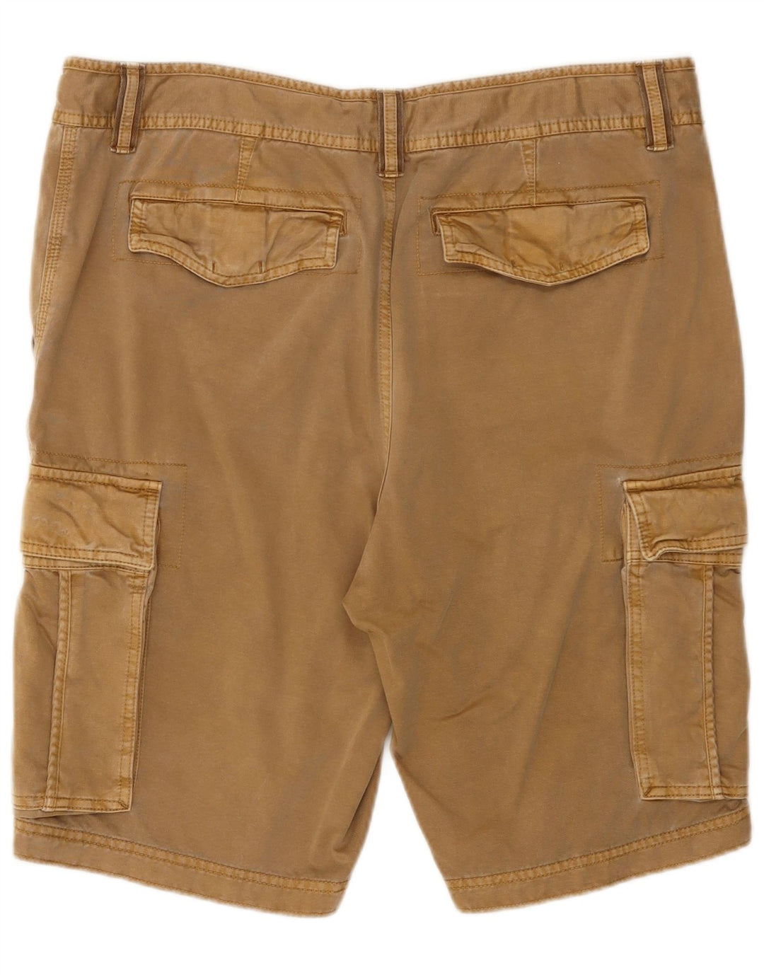 Crew Clothing Mens Cargo Shorts W38 XL Algodão Marrom