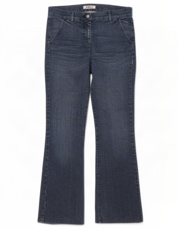 Calça jeans feminina Marella Bootcut W30 L30 azul algodão