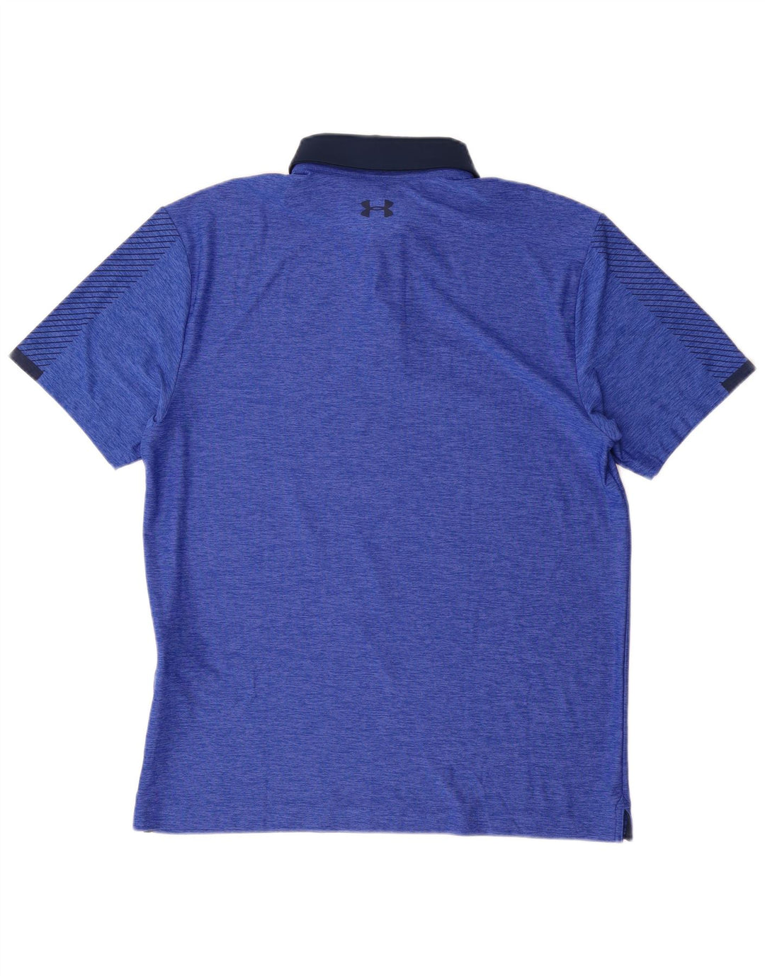 Camisa polo masculina Under Armour Heat Gear poliéster azul médio Colourblock