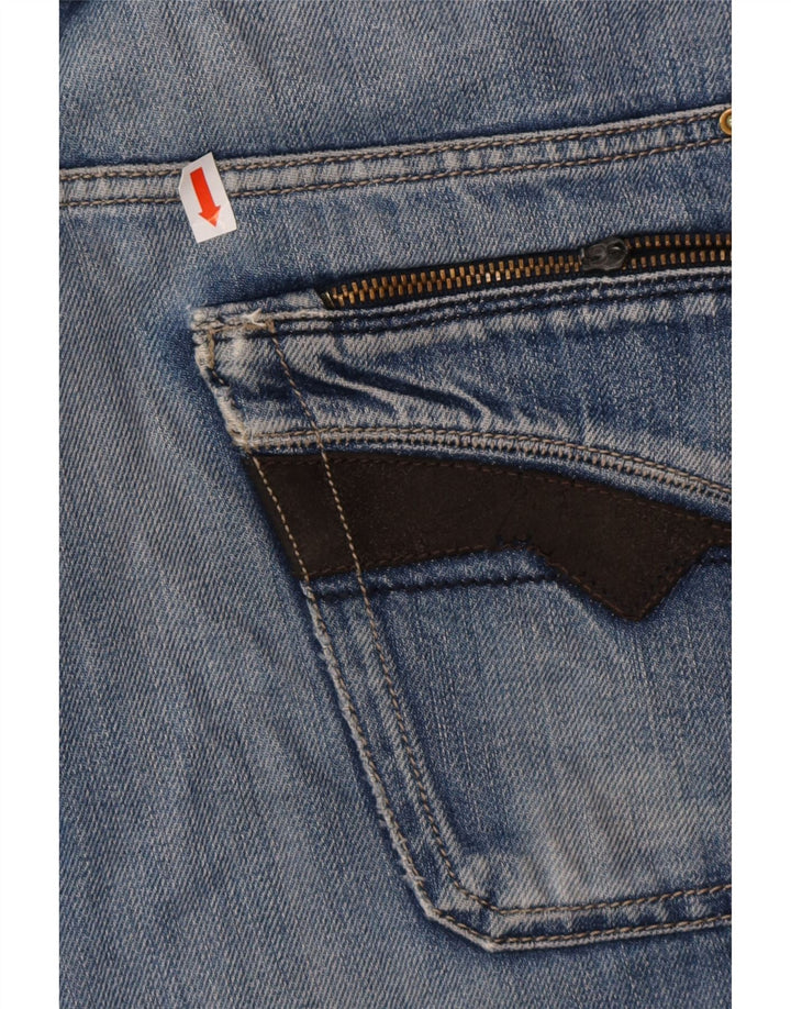DIESEL Masculino Slim Jeans W32 L32 Azul Algodão
