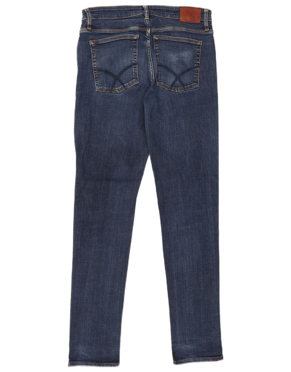 Crew Clothing Mens Slim Jeans W32 L31 Azul Marinho Algodão
