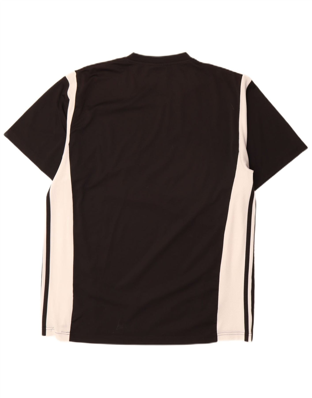 Adidas Mens Camiseta Top XL Preto Colorblock Poliéster
