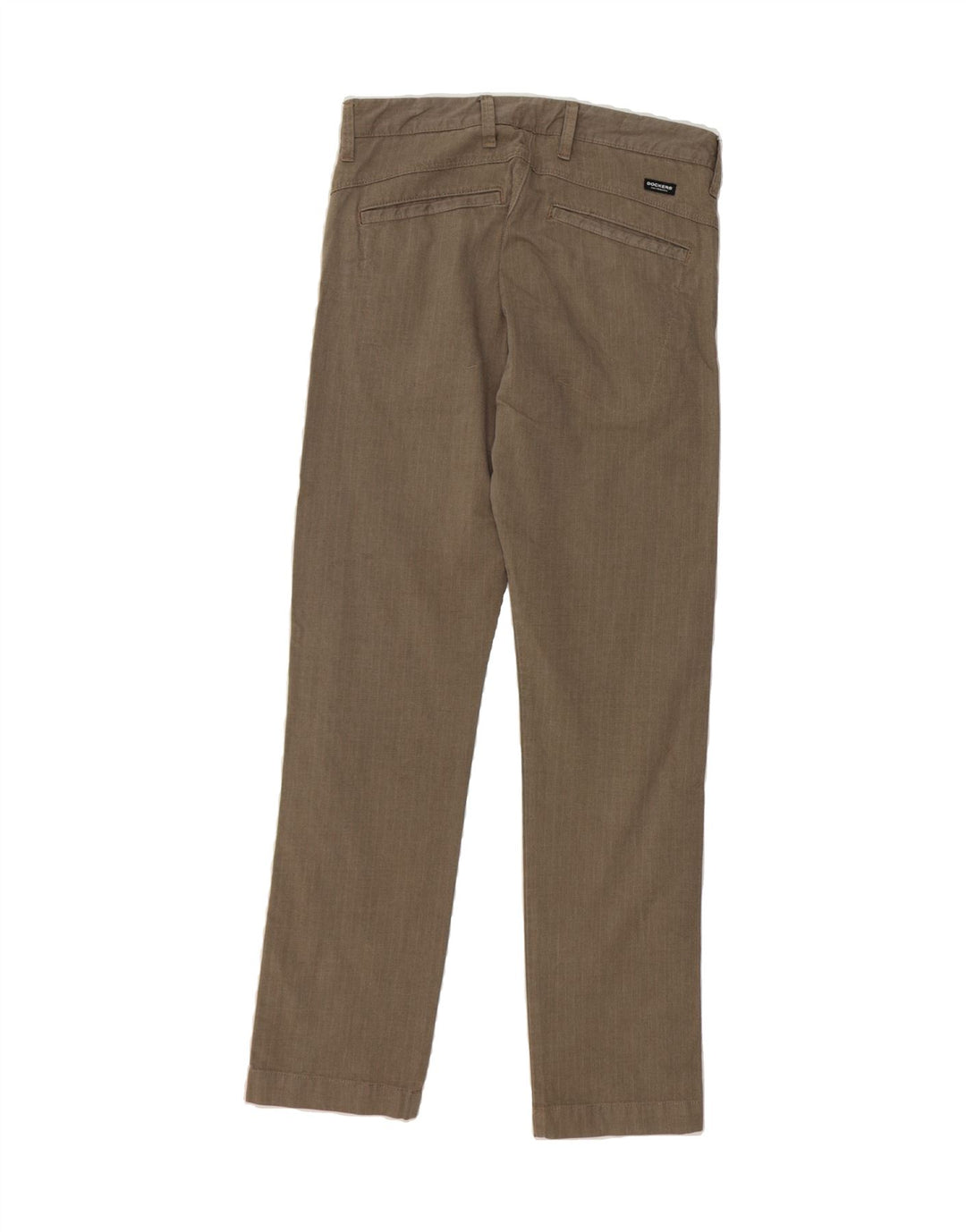 DOCKERS Mens Slim Tapered Chino Trousers W31 L32 Brown Cotton Vintage Dockers and Second-Hand Dockers from Messina Hembry 