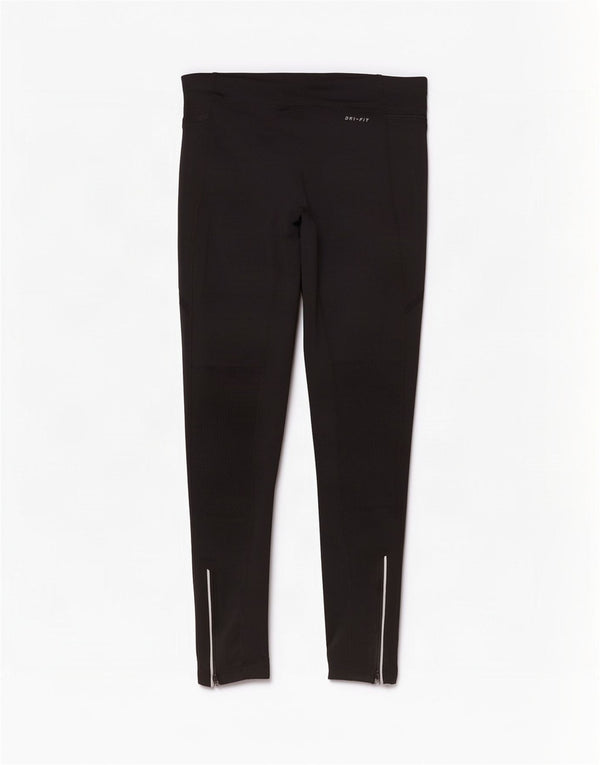Leggings Nike Dri Fit Feminina UK 10 Pequenas Pretas