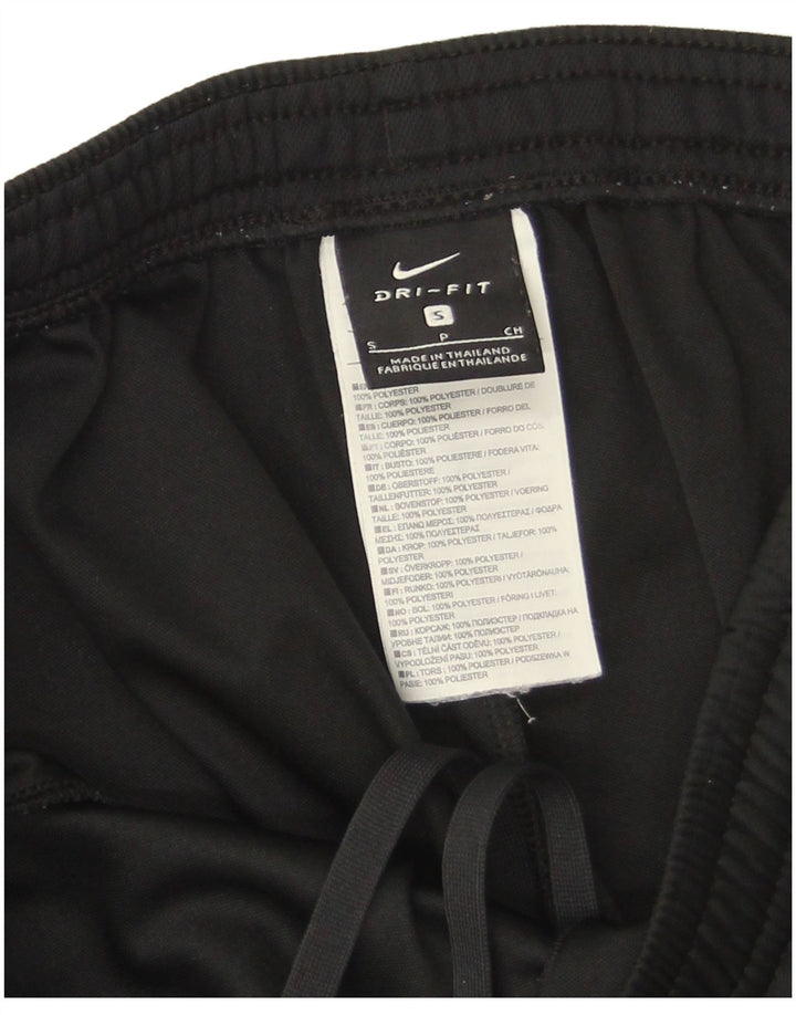 Calça de treino feminina Nike Dri Fit UK 8 pequena preta poliéster