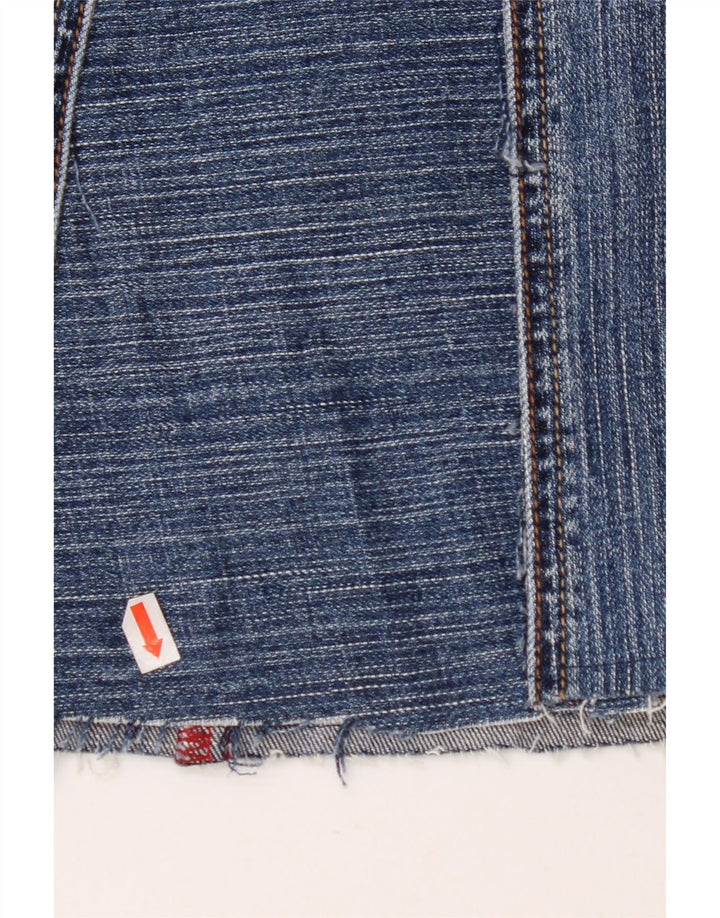 Saia jeans feminina TOMMY HILFIGER W30 azul médio