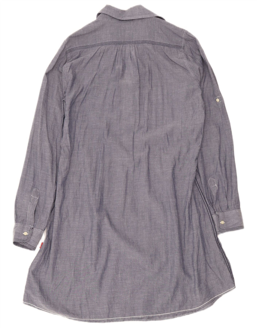 Vestido feminino Kappa com camisa pulôver UK 14 algodão azul médio