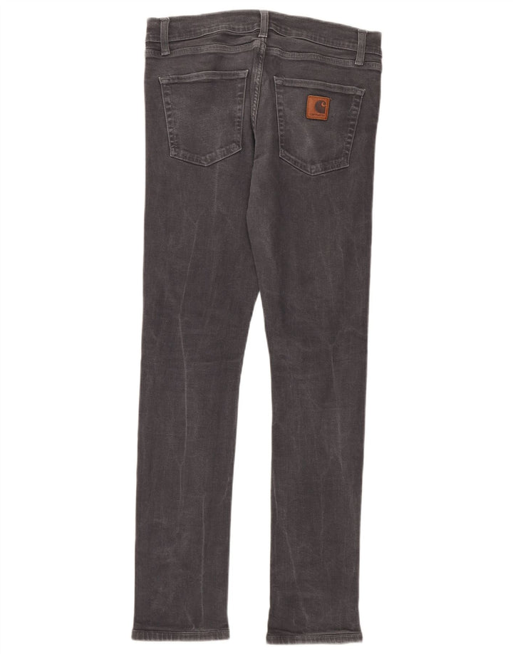 Carhartt Calça Jeans Feminina Slim W32 L34 Cinza Algodão