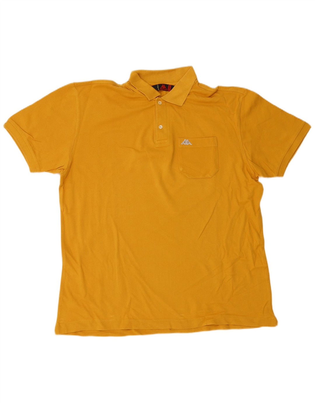 Camisa polo masculina Kappa 2XL algodão amarelo
