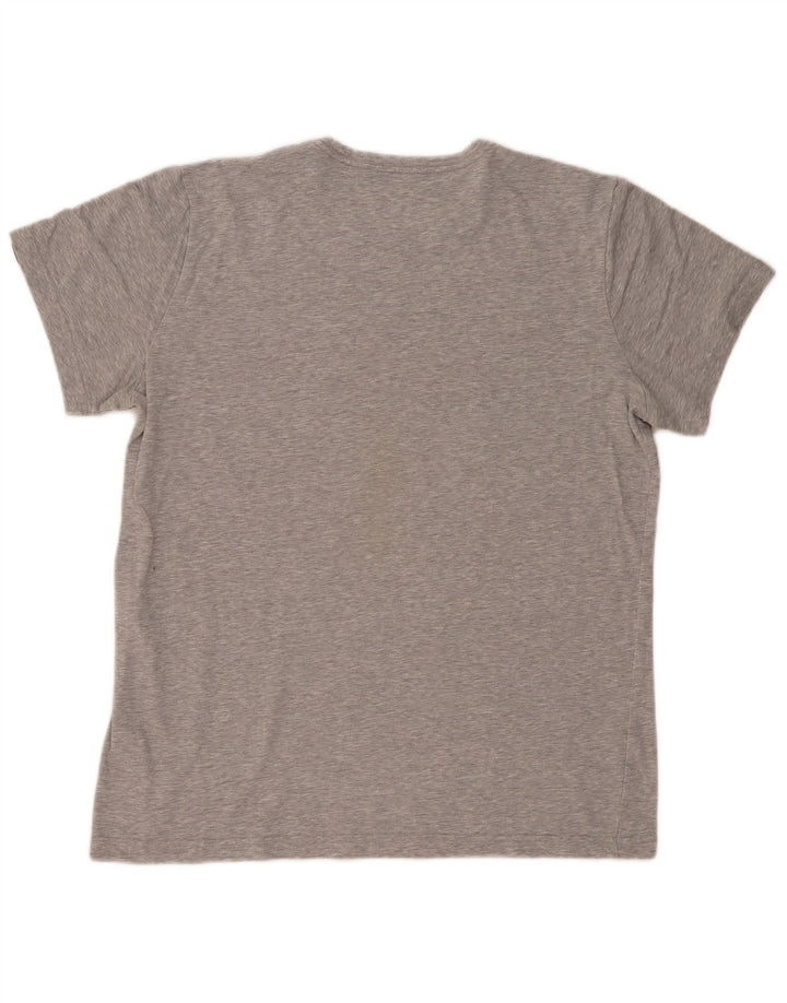 Camiseta Adidas Masculina Climalite Graphic Top Grande Cinza