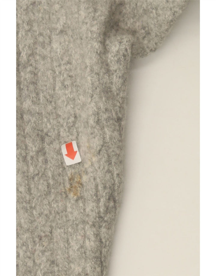 VINTAGE Girls Boat Neck Jumper Sweater 8-9 Years Grey Vintage Vintage and Second-Hand Vintage from Messina Hembry 
