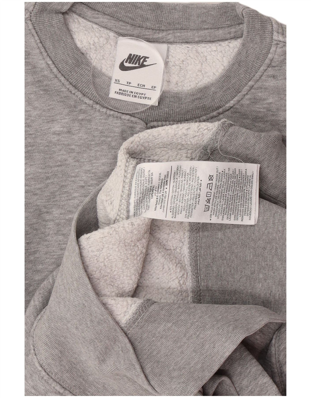 Moletom masculino Nike Jumper XS algodão cinza