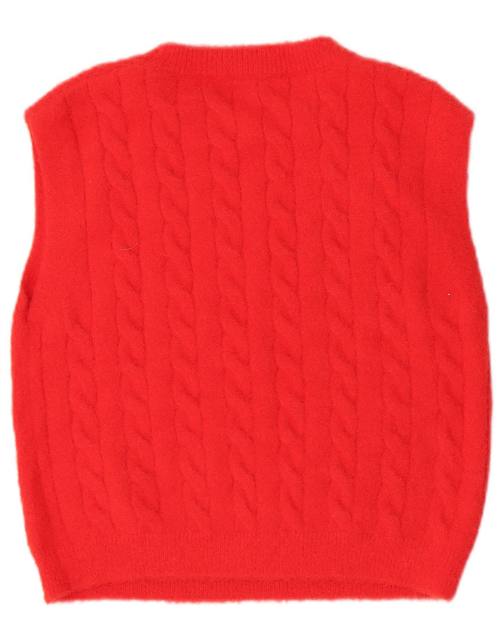 Regata feminina Zara com colete curto UK 10 pequena poliamida vermelha
