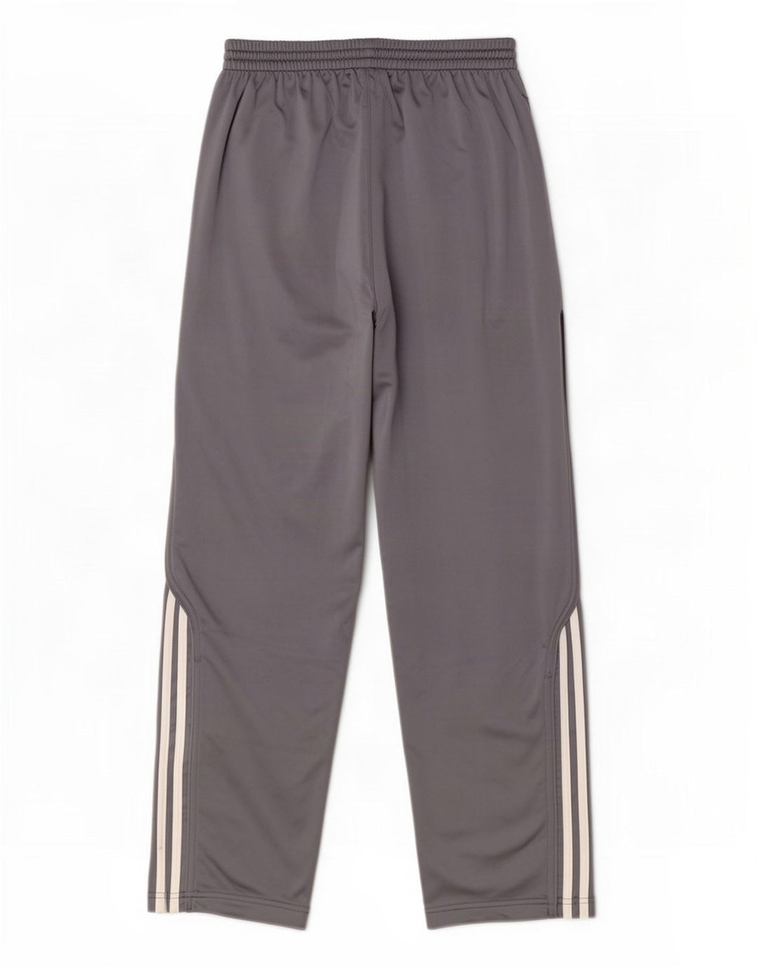 Calças de treino masculinas Adidas UK 40/42 poliéster cinza médio